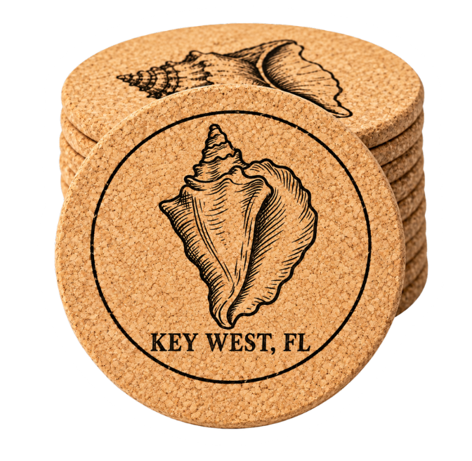 Round Cork Coasters